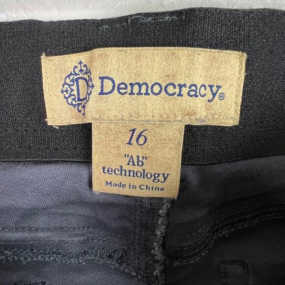Democracy "Ab" Technology Size 16 Freedom Ankle Skimmer Skinny Pant Dark Gray - Picture 4 of 8